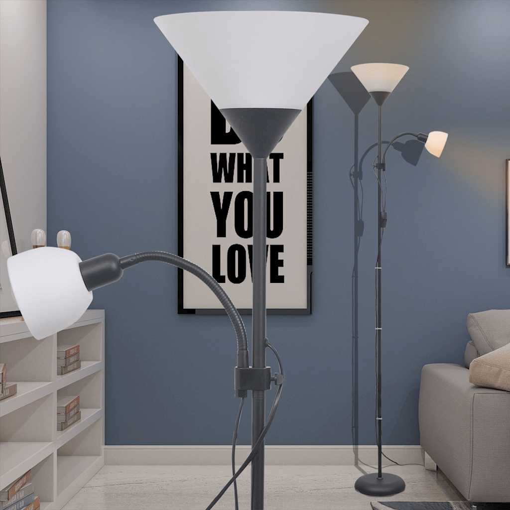 Vidaxl Stehlampe schwarz