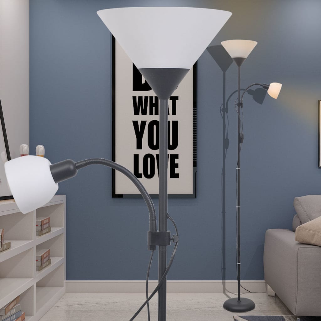 Vidaxl Stehlampe schwarz