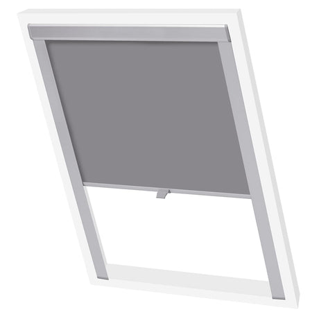 Vidaxl Verdunkelungsrollo grau S08 608