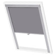 Vidaxl Verdunkelungsrollo grau S08 608