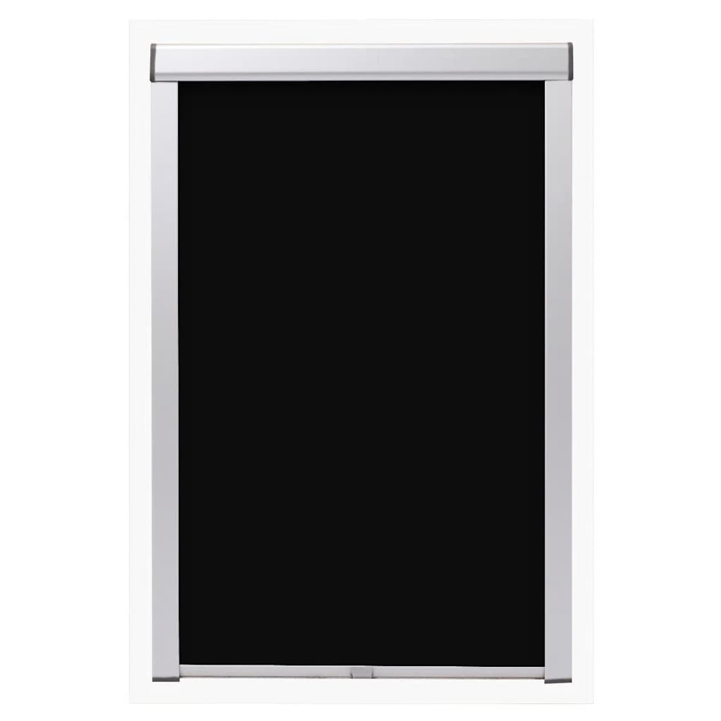 Vidaxl Roller Blind Damming Black P08 408