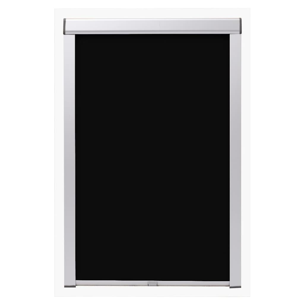 Vidaxl Roller Blind Damming Black U08 808