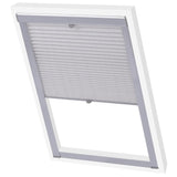 Vidaxl Roller Blind Falten weiß C04