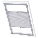 Vidaxl Roller Blind Falten weiße P06 406