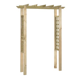 Vidaxl Rozenbog 150x60x204 cm imprägniertes Holz