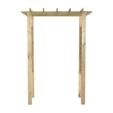 Vidaxl Rozenbog 150x60x204 cm imprägniertes Holz