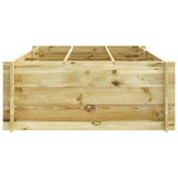VIDAXL -Pflanzer erhöhte 150 x 100 x 40 cm imprägnierte Holz