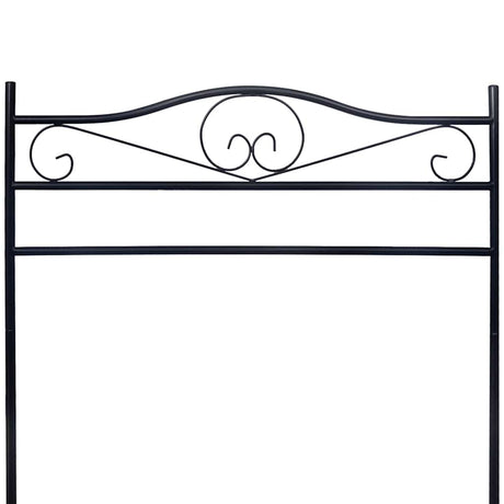 Vidaxl Kleidung Rack Stahl schwarz