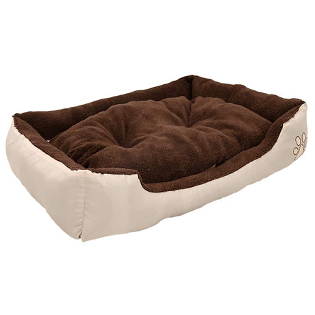 VidaXL Hundebett braun und beige xxl