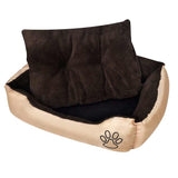 Vidaxl Hundkorb braun und beige xxl
