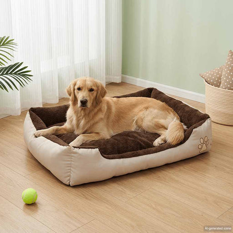 VidaXL Hundebett braun und beige xxl