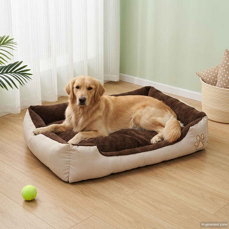 VidaXL Hundebett braun und beige xxl