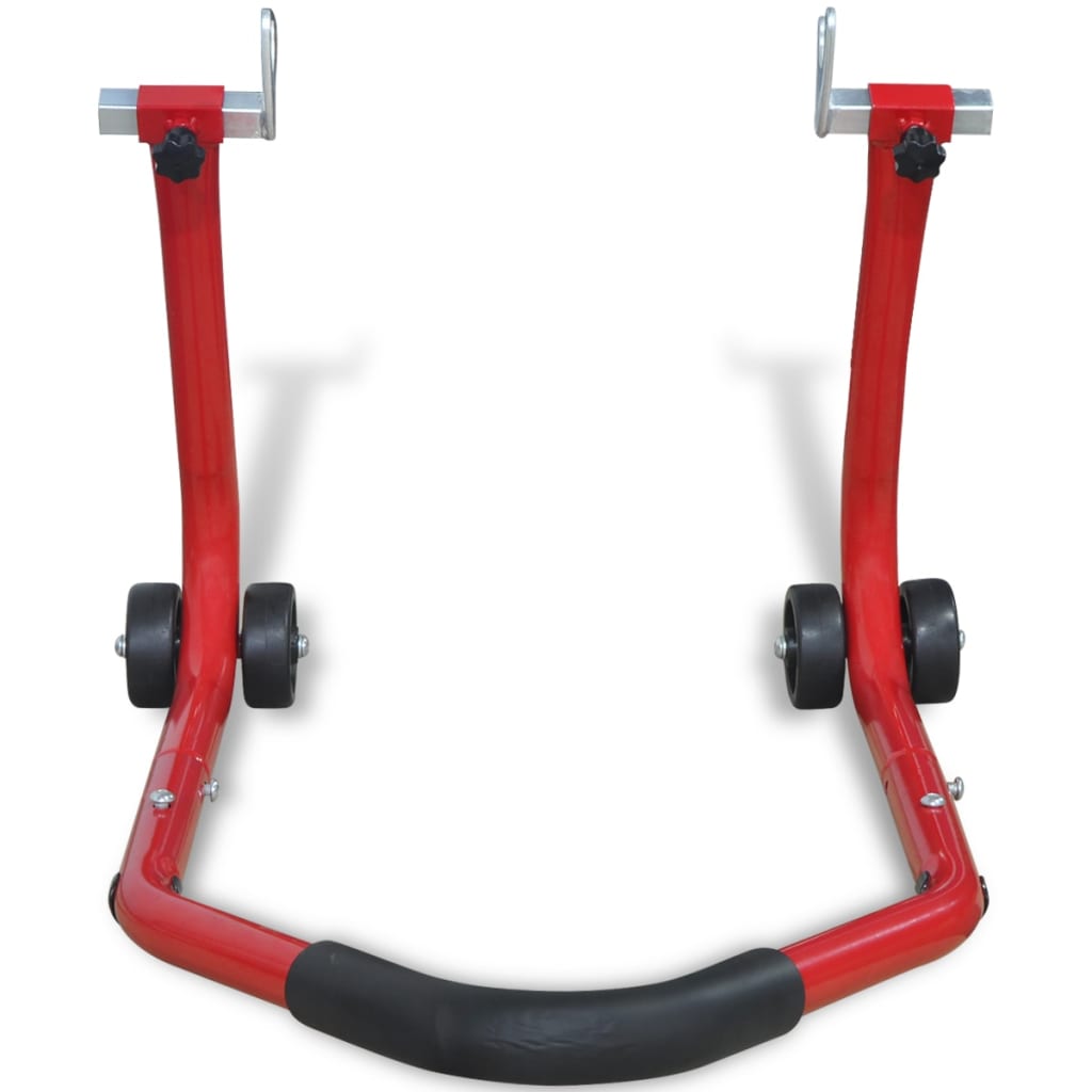 Vidaxxl Motorrad-Hinterrad Standard rot