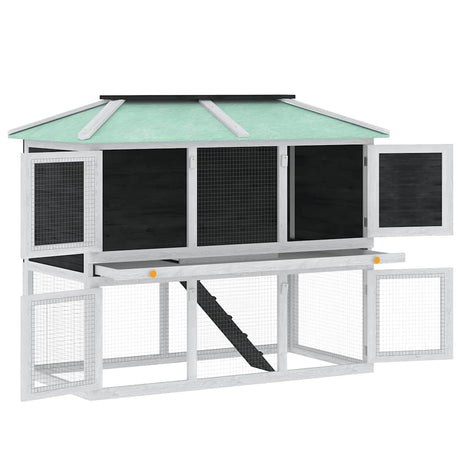 Vidaxl Animal Loft zwei Etagen Holz