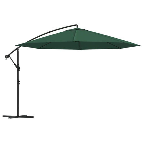 Vidaxl schwimmend Parasol 3,5 m grün