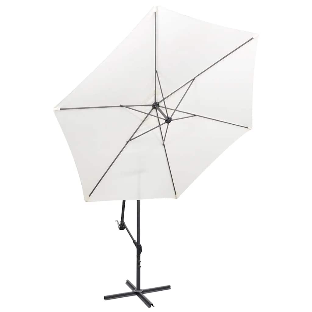 Vidaxl schwimmend Parasol 3 m Sandweiß