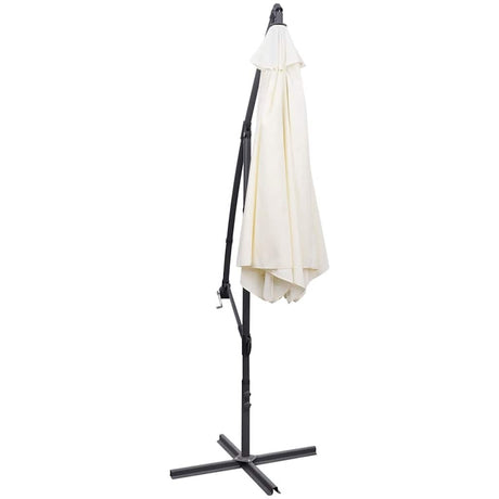 Vidaxl schwimmend Parasol 3 m Sandweiß