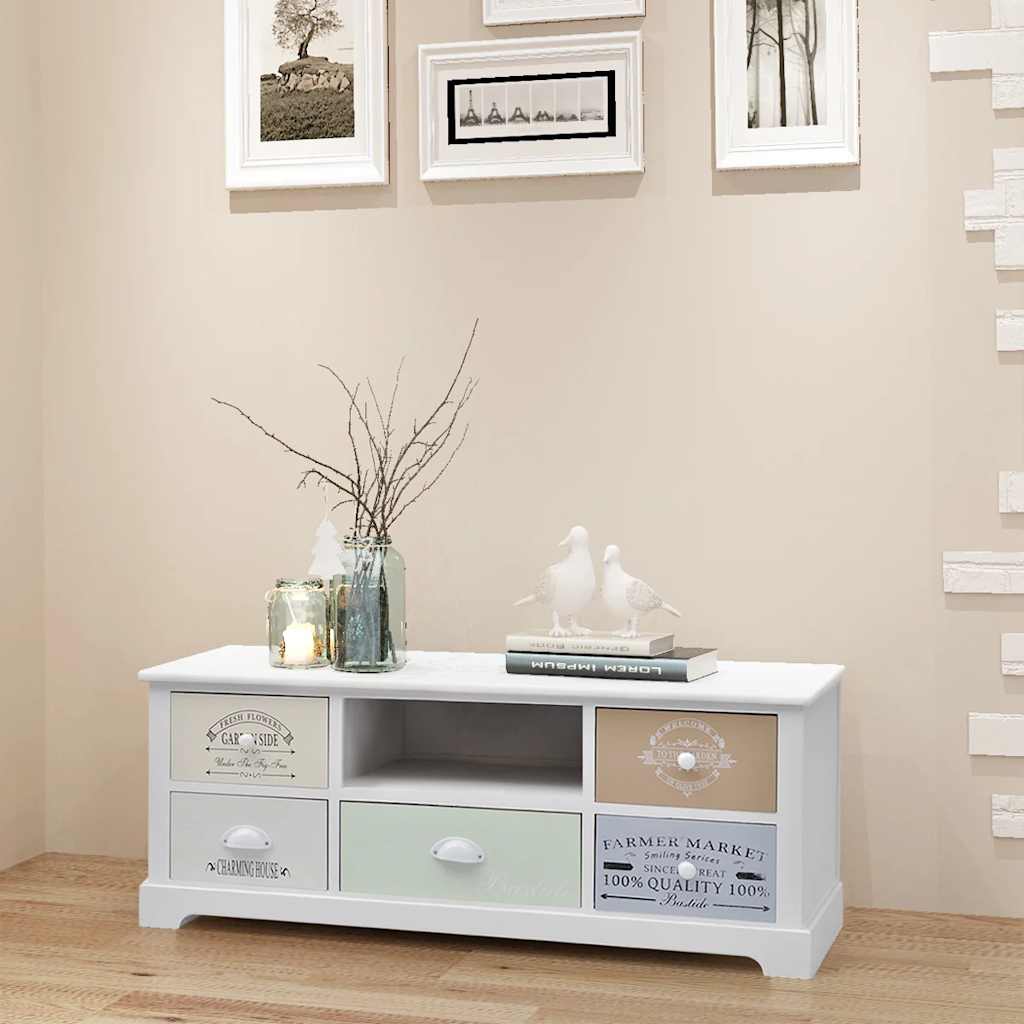 Vidaxl tv-meubel franse stijl hout