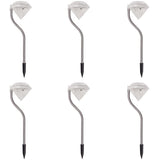 Vidaxl Solar Energy LED Gartenlampe 6 Teile 9x7.8x29.5 cm