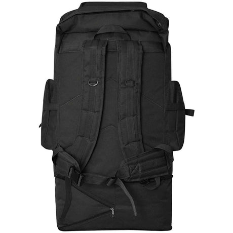 Vidaxl Rucksack Armee Stil xxl 100 l schwarz
