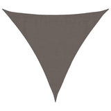 VIDAXL -Sonnenschutz Anthrazit dreieckig 3,6x3.6x3,6 M HDPE