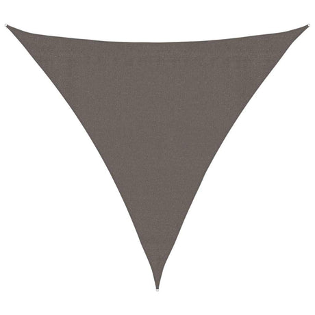 VIDAXL -Sonnenschutz Anthrazit dreieckig 3,6x3.6x3,6 M HDPE