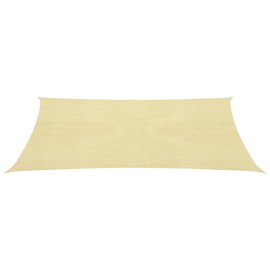 VIDAXL SUNSHADE HDPE Rechteckige 2x4 M beige