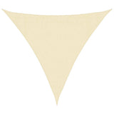 Vidaxl Sunshade HDPE Triangular 3,6x3.6x3,6 m Creme