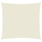 VIDAXL SUNSHADE Square 3,6x3,6 M Oxford Stoff Crème -Colored