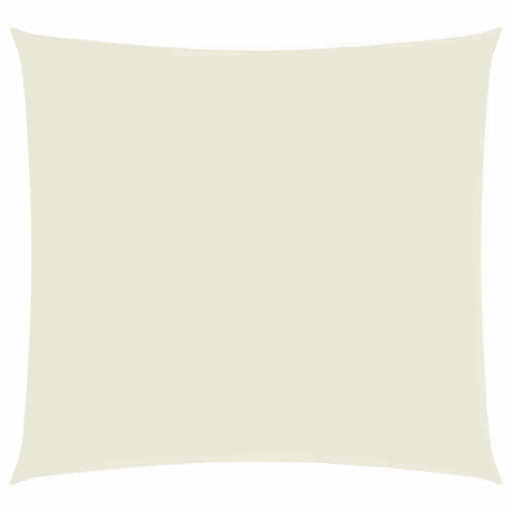 VIDAXL SUNSHADE Square 3,6x3,6 M Oxford Stoff Crème -Colored