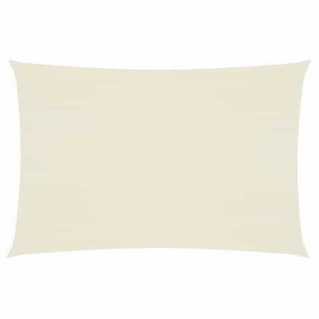 Vidaxl Sonnenschutz Rechteck 2x4 M Oxford Stoff Crème gefärbt