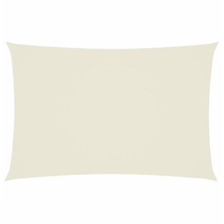 Vidaxl Sonnenschutz Rechteck 2x4 M Oxford Stoff Crème gefärbt