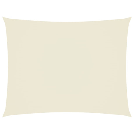 VIDAXL SUNSHAD RECHTANGULUR 4x6 M Oxford Stoff Crème -Colored