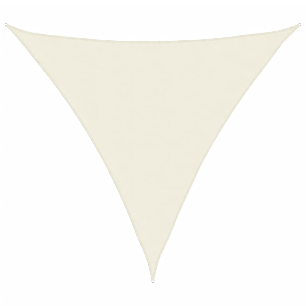 Vidaxl Sunchade Triangular 3,6x3,6x3,6 M Oxford Stoffcremwit