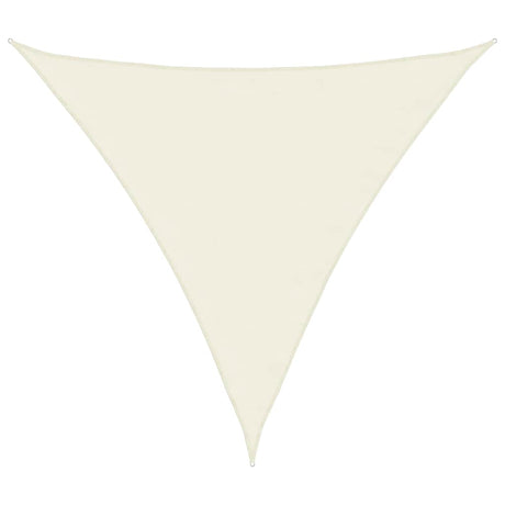 Vidaxl -Markise Dreieck 5x5x5 M Oxford Stoff Crème farbig