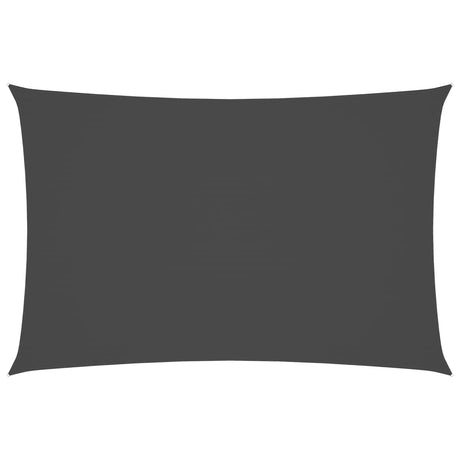 VIDAXL Sunshade Rechteckige 2x4 M Oxford -Stoffanthrazit -geläutet