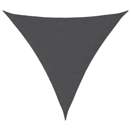 Vidaxl Sunshade Triangular 5x5x5 M Oxford Stoffanthrazit -gelöscht
