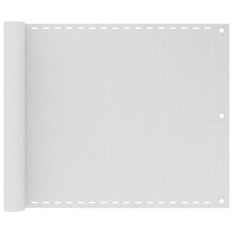Vidaxx Balkonschirm HDPE 75x400 cm weiß