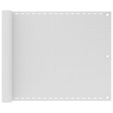 Vidaxl Balkon Bildschirm HDPE 75x600 cm Weiß
