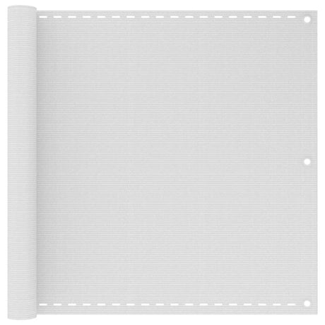 Vidaxl balkonscherm hdpe 90x400 cm wit