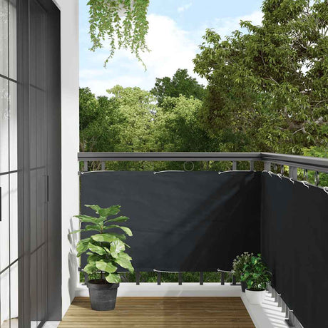 Vidaxl Balkon Bildschirm Oxford Textil 75x600 cm Anthrazit
