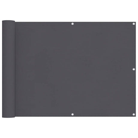 VIDAXL -Balkon -Bildschirm 90x400 cm Oxford Stoffanthrazit