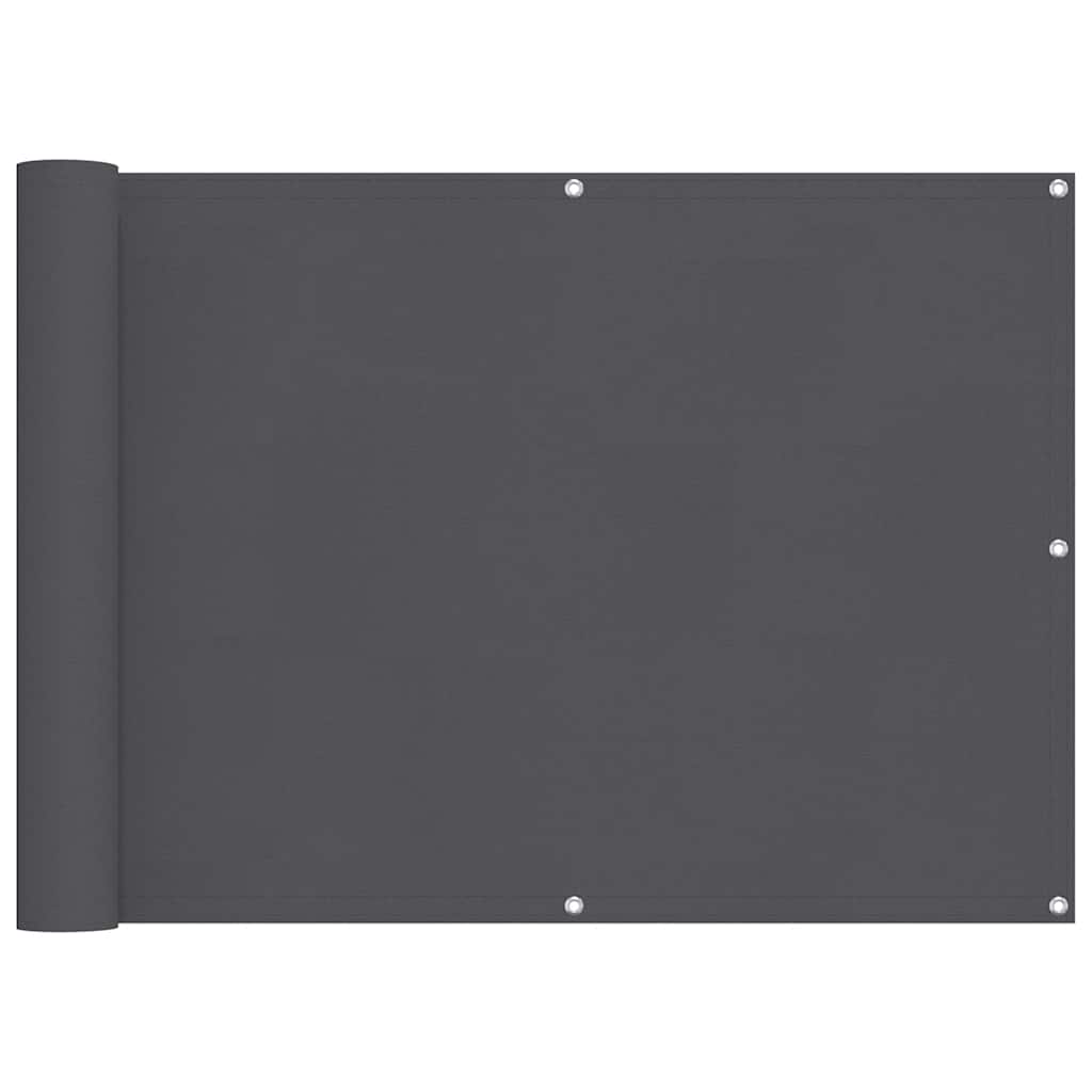 VIDAXL -Balkon -Bildschirm 90x600 cm Oxford Stoffanthrazit