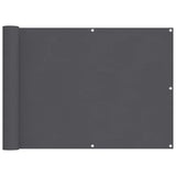 VIDAXL -Balkon -Bildschirm 90x600 cm Oxford Stoffanthrazit