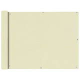 Vidaxl Balcony Screen OxfordTextiel 90x600 cm Creme
