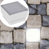 VIDAXL BOORSPLOCTS 6 ST LED 100x100x68 mm
