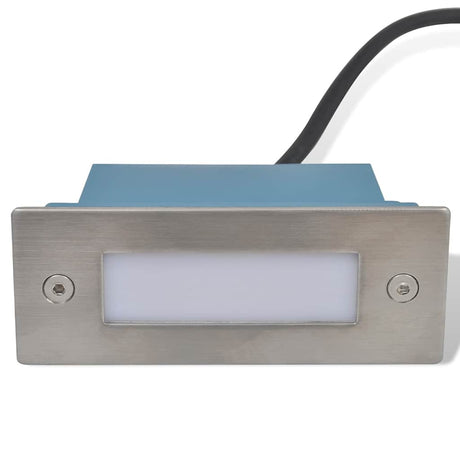 Vidaxxl Treppeneinbaustrahler 6 Stück LED 44x111x56 mm