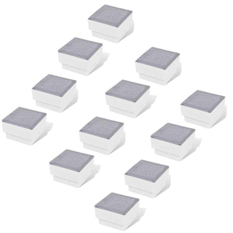 VIDAXL BODE PLOPS 12 ST LED 100x100x68 mm