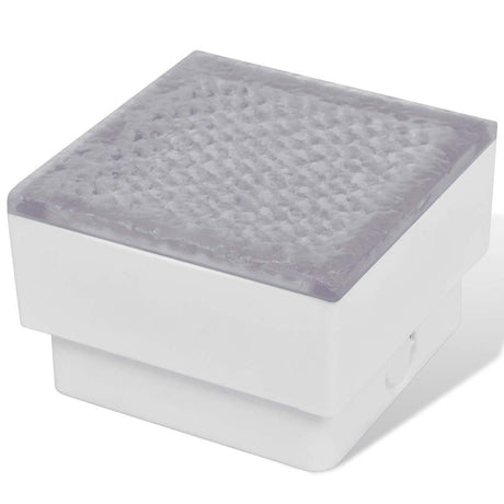 VIDAXL BODE PLOPS 12 ST LED 100x100x68 mm