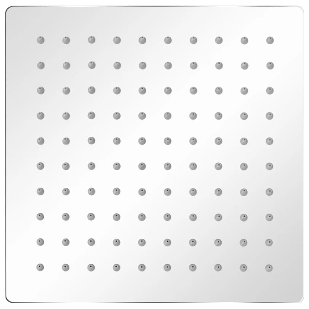 Vidaxl Regenduschkopf Edelstahl 20x20 cm Quadrat